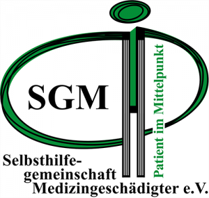 Logo Die Selbsthilfegemeinschaft Medizingeschädigter - Patient im Mittelpunkt - e.V.