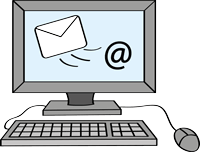 E-Mail am Computer schreiben